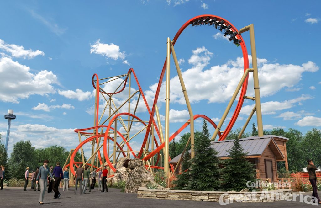 RAILBLAZER A Single Rail Coaster Coming to California's Great America