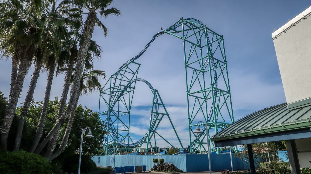 Electric Eel Track Completed at SeaWorld San Diego! Coaster Kings