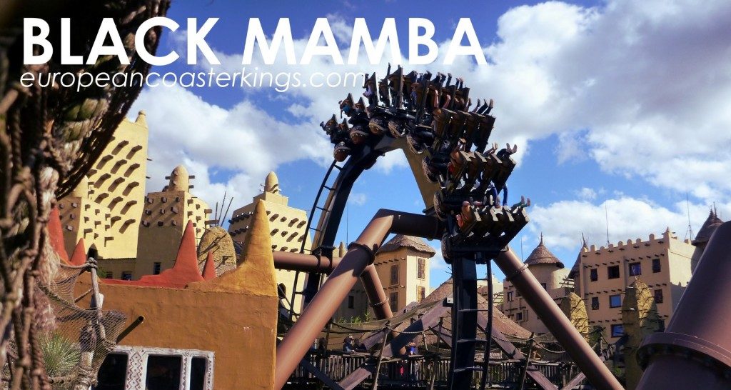 Mamba Ride Layout Ride Review: Black Mamba – Phantasialand - Coaster Kings