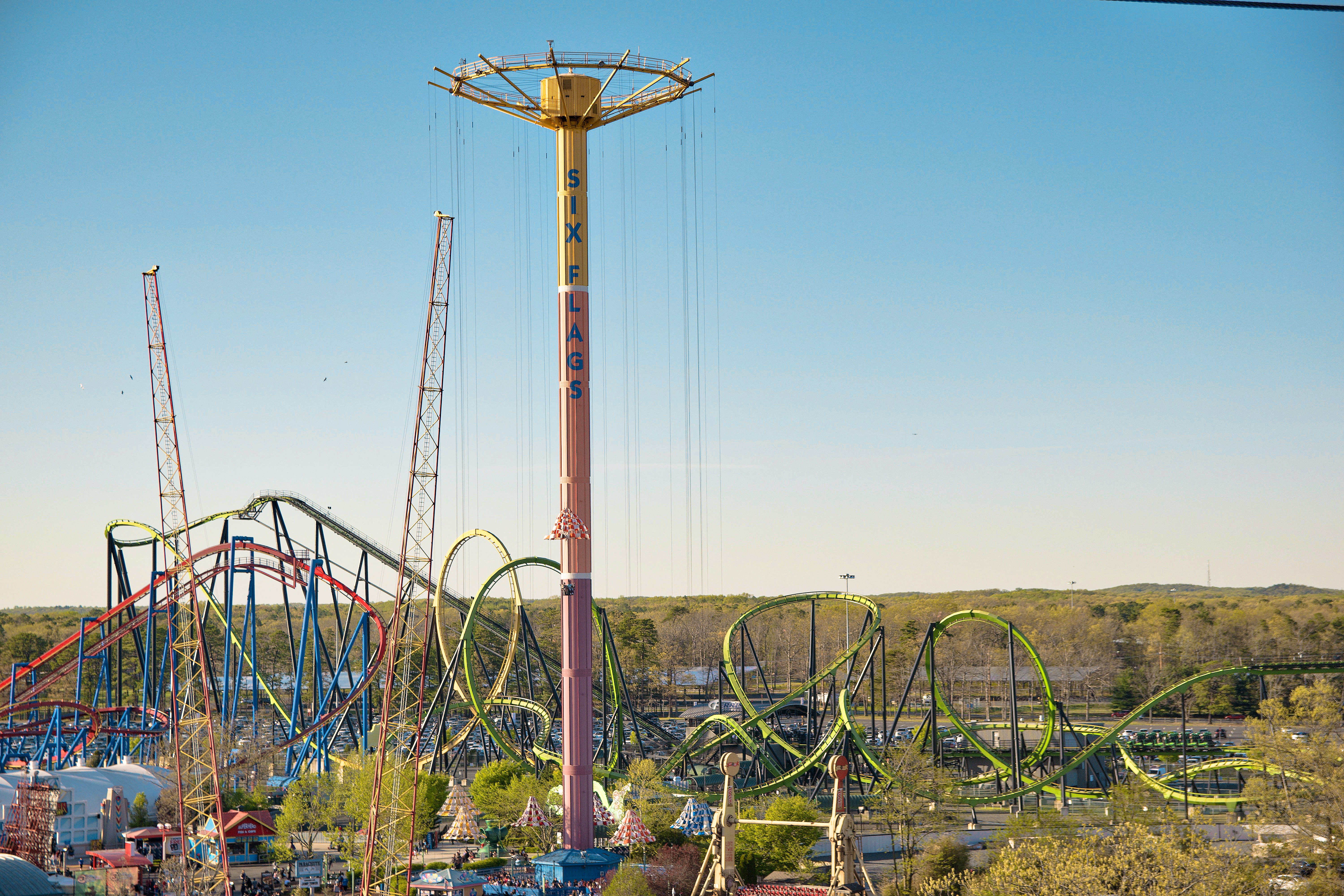 Six Flags Great Adventure is home to Green Lantern, previously located at S...
