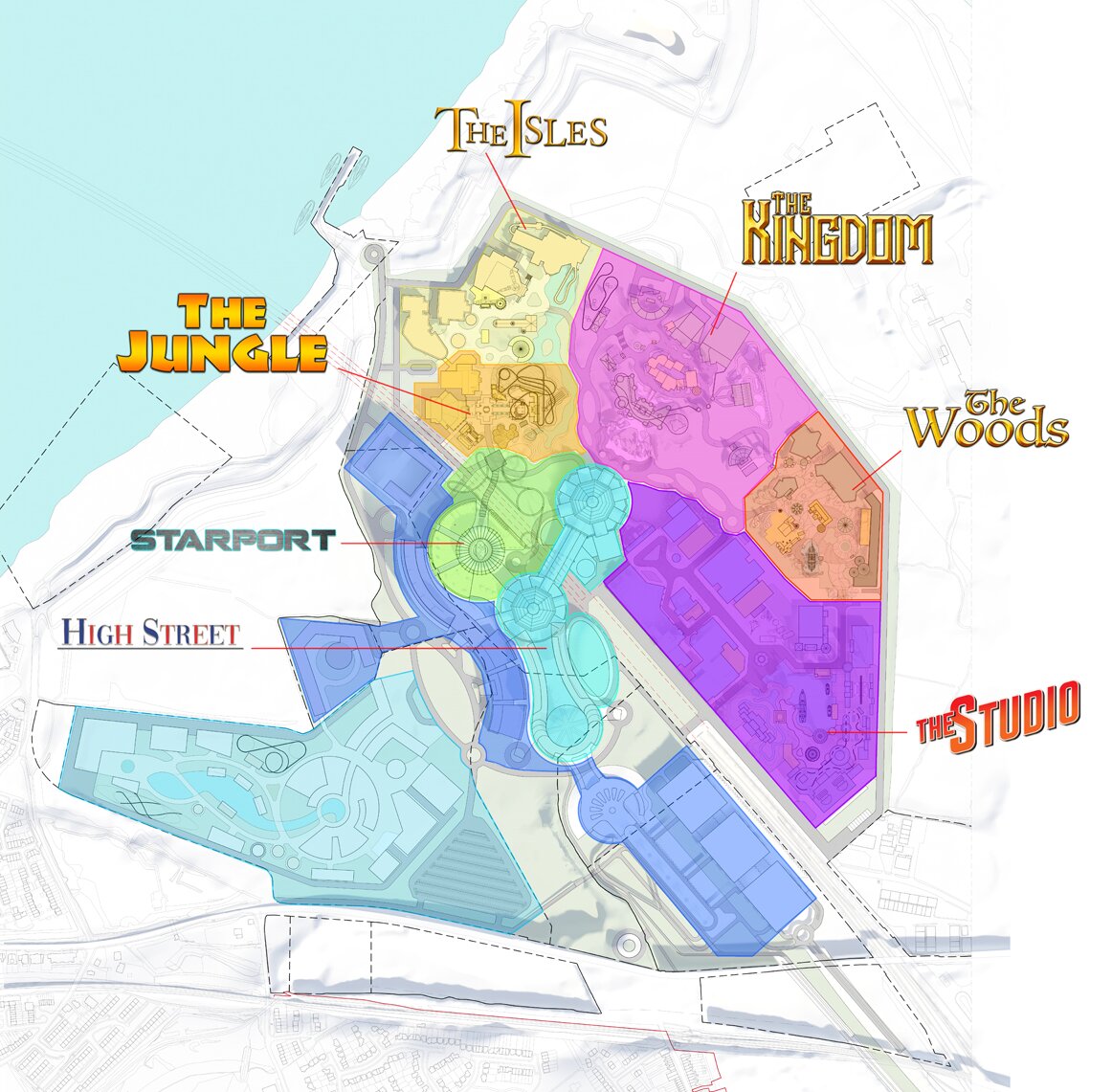 Concept map of The London Resort