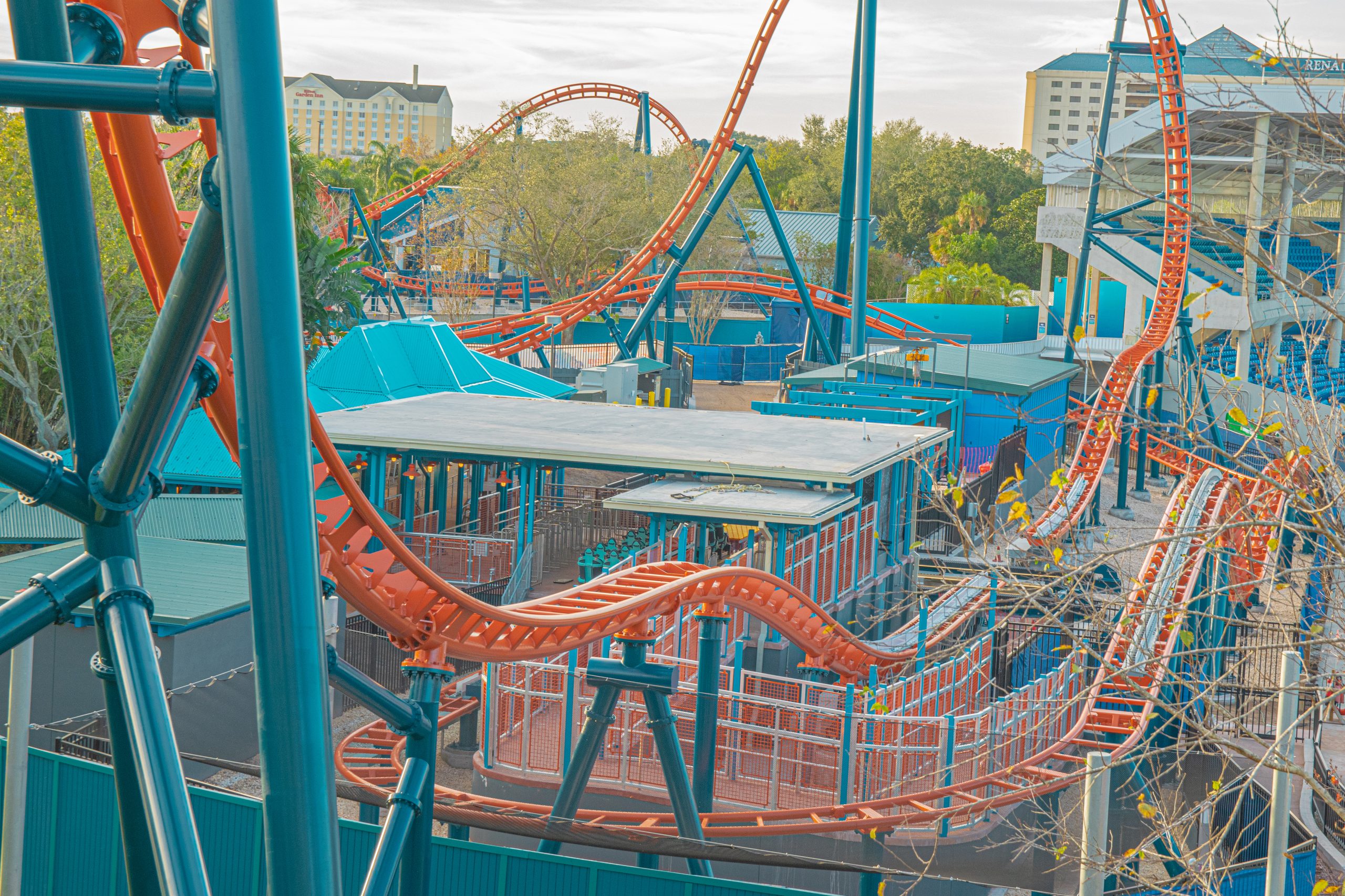 Ice Breaker Photo Update MidJanuary SeaWorld Orlando Coaster Kings